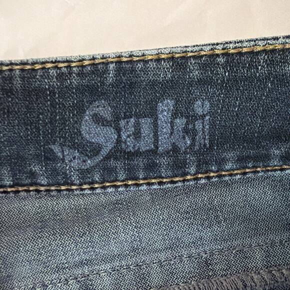 Silver Jeans Co Women 28 x 26 Suki Mid Rise Skinny Jeans Dark Wash Stretch Denim - Picture 3 of 11